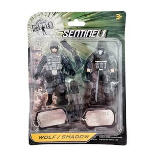 Wolf Shadow Action Figure Sentinel 1 True Heroes Combat Trooper 2 Pack